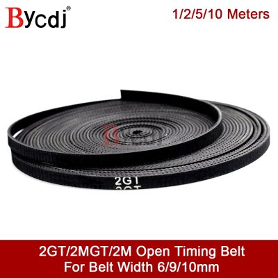 【CW】 GT2 timing belt wide 6mm Rubber 2GT-6/2GT-9mm Small Backlash for 3d printer RepRap Mendel 2GT pulley