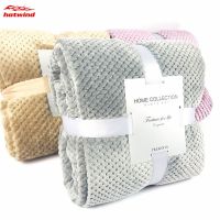 HW Super Soft Blanket Portable Office Travel Blanket Children Bed Blanket Towel Fleece Mesh Blanket