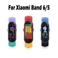 Silicone Strap for Xiaomi Mi Band 6 5 Two-color Strap Sport  Personality Breathable Strap Replacement Wrist Straps Smartwatches