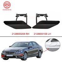 ใหม่เอี่ยมต้นฉบับสำหรับ Mercedes Benz E-Class E250 E550 W212 2009 2010 2011 2012 2013กันชนหน้าซ้ายไฟหน้าขวาที่ล้างโคมไฟฝาครอบฝาครอบหัวฉีด