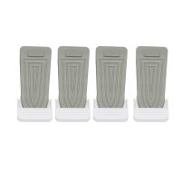 Door Stopper Rubber Door Wedge Stopper Floor Works on Multi Floor Surfaces,Door Security for Door Bottom Clearance