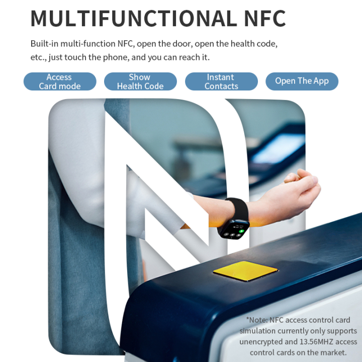 นาฬิกาข้อมือสมาร์ทวอทช์-hw67-plus-nfc-บลูทูธ-1-9-นิ้ว-พร้อมที่ชาร์จไร้สาย-คุยแบบกําหนดเอง-ฟิตเนส