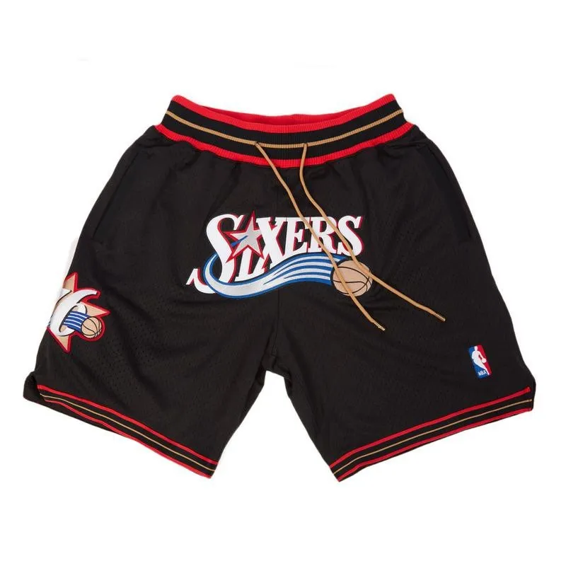 JUST ☆ DON By Mitchell Ness Philadelphia 76ers Shorts