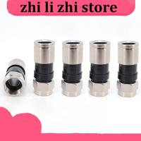 zhilizhi Store RG6 F Type Compression 2.7cm Snap Seal Plug Connector For Sky Satellite Virgin Cable