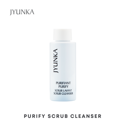 Jyunka Purify Scrub Cleanser 50 ml. จุงกา เพียวริฟาย สครับ คลีนเซอร์ (เจลทำความสะอาดพร้อมสครับ ที่ช่วยผลัดเซลล์ผิวอย่างอ่อนโยน เผยผิวใสทันที)