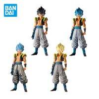 ดราก้อนบอลดั้งเดิม Bandai ตุ๊กตาขยับแขนขาได้โกเกต้า SMSP Gogeta สีดำสีน้ำเงินของเล่นสำหรับเด็กเป็นของขวัญสะสมตุ๊กตาโมเดล