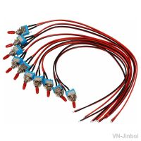 【hot】™✶  Toggle ON/Off SPST with Pre-soldered Wires 3V/5V/12V/24V/72V/110V/220V/240V Switches for CarTruck