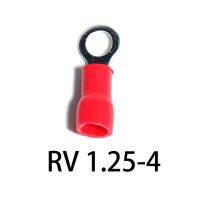 Rv1.25-4 Rv2-6 Rv5.5-8แหวนฉนวนสายข้อต่อฝาครอบกันฝุ่นไฟฟ้า Crimp ผสม Lug อุปกรณ์เสริมรถยนต์