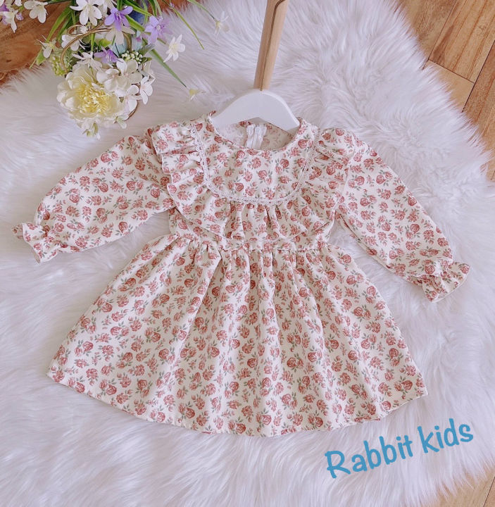 Váy Tết Cho Bé Gái Mùa Đông 7-32kg????FREESHIP???? Rabbit Kids- Đầm ...