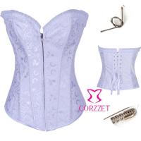 Clarissali Promotion 2014 Corselet Embroidered Front Overbust Boned Corsets