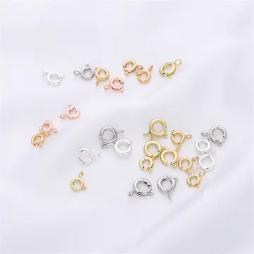 Round Claw Spring Clasps Hooks Bracelet Necklace Connectors DIY Jewelry  Making