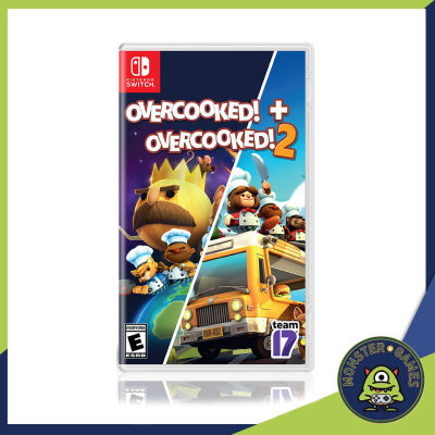 Overcooked + Overcooked 2 Nintendo Switch Game แผ่นแท้มือ1!!!!! (Overcooked 1+2 Switch)(Overcooked Switch)(Overcook Switch)