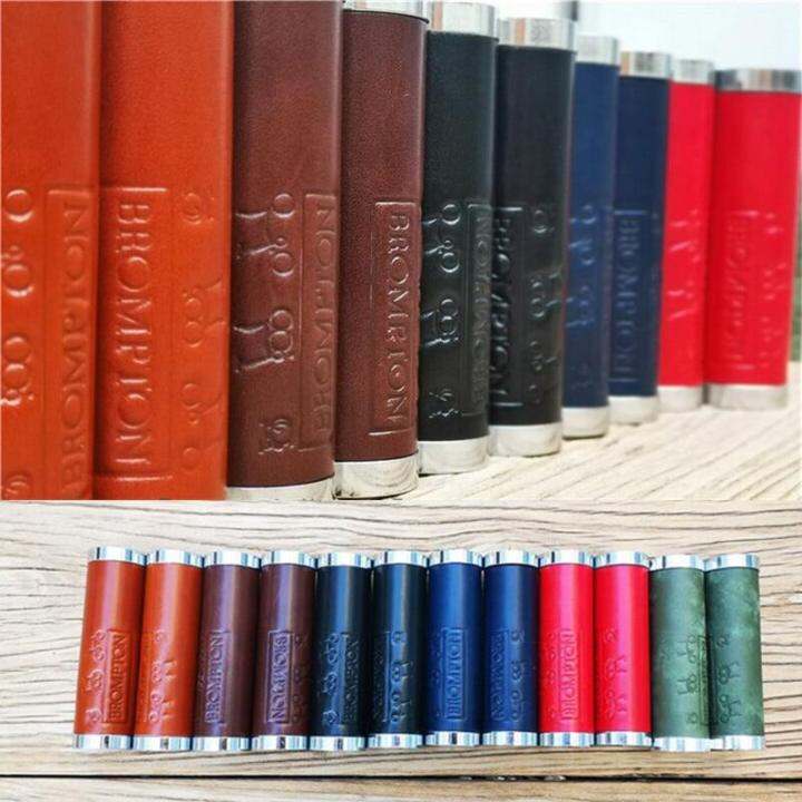 Genuine Leather Bicycle Grip for Brompton Folding Bike Handlebar Lock