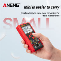 ANENG M118A ดิจิตอล6000ตัวนับมิเตอร์มัลติมิเตอร์แบบ Mini Rms จริงอัตโนมัติพร้อมไฟฉายที่ทดสอบไฮโกรมิเตอร์ NCV เครื่องวัดไฟ