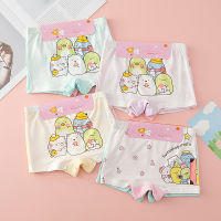 12Pcs Sumikkogurashi การ์ตูนนักมวยกางเกงผ้าฝ้ายกางเกงเด็กสำหรับ Gilrs ชุดชั้นในเด็ก3-8ปีหญิง Modal กางเกงนักมวย