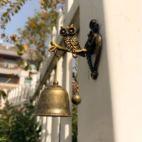 ขนาดเล็ก Retro ตกแต่ง Doorbell Windchime เจ้าของร้าน Bell เคาะประตูสำหรับ Store Room Garden Porch ด้านหน้าทางเข้าตกแต่งบ้าน-EIRW MALL