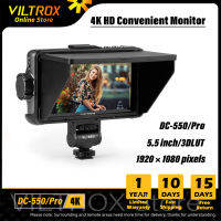 VILTROX DC-550หน้าจอแบบ HD แบบพกพา5.5นิ้วสำหรับการถ่ายภาพกลางแจ้ง/ในร่มการทำวิดีโอบล็อกการสร้างภาพยนตร์การสร้างทีวี