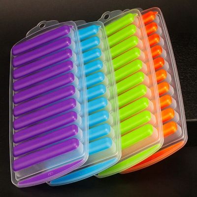 1Pcs Summer Artifact Silicone Ice Cube Tray Mold Fits For Water Bottle Ice Cream Pudding Maker Mold Bar Kitchen Tool Ice Maker Ice Cream Moulds