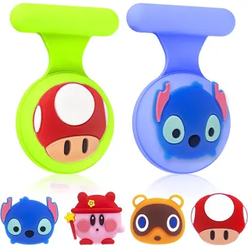Airtag Holder for Kids 4 Pack Silicone Hidden with Invisible Pin