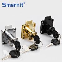 Drawer Locks with 2 Keys Lock Furniture Hardware Door Cabinet Lock for Office Desk Letter Box 3 Colors Cam Locks