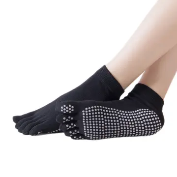 Warm Yoga Pilates Grip Anti-Slip Five Toe Socks - China Women Socks and Yoga  Socks price