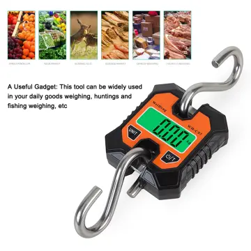 1pc Portable Digital Electronic Scale With 40kg Capacity, Built-in Battery,  Backlight, Ideal For Fishing, Traveling, Etc