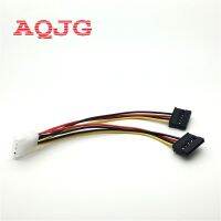 1ชิ้นซีเรียลเอทีเอซาตา4ขา Ide Molex ถึง2ใน15 Pin Hdd สายอะแดปเตอร์ทั่วโลก Aqjg