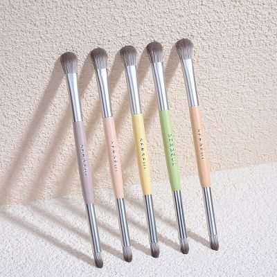 Single Makeup Brush Double-ended Eye Shadow Brush Smudge Detail Highlight Brush Brighten Soft Professional Makeup Tool Makeup Brushes Sets