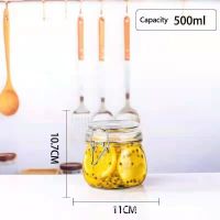 Glass Jars With Airtight Lid Canister Food Container Mason Jar Tea Coffee Beans Kitchen Storage Sealed Grounds Candy Bottles Jar