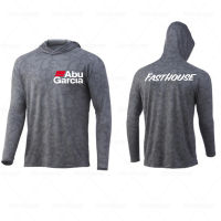 เสื้อตกปลา ABUGARCIA เสื้อผ้าแขนยาวเสื้อยืด UPF 50 Hood Sun Protection Uv Breathable Angling Jacket Men Fishing Wear