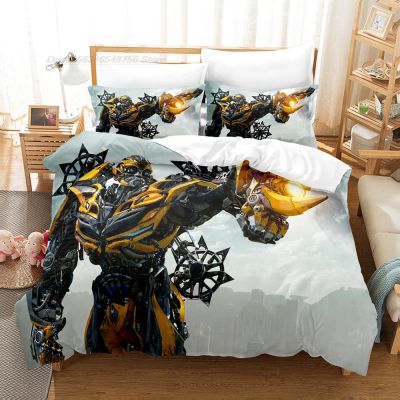 Transformers Bedding Set Single Twin Full Queen King Size Bed Set Aldult Kid Bedroom Duvetcover Sets 3D Print 2022 bed sheet set