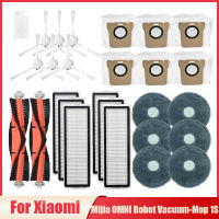 หลัก/แปรงด้านข้าง HEPA FILTER Mop ผ้าฝุ่นสำหรับ Xiaomi Mijia OMNI หุ่นยนต์สูญญากาศ-Mop 1S b116 เครื่องดูดฝุ่นหุ่นยนต์-GEIWH MALL