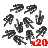 20Pcs Grille Retainer Clip Black Plastic For Chevy Grille Retainer Clips 2004-12 Black Plastic Car Clips Plastic Screw Car