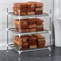 [COD] steel multi-layer basin kitchen storage washbasin bathroom shelf