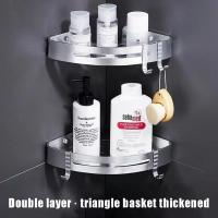 Bathroom Storage Shelves No-drill Corner Shelf Shower Storage Rack Holder Toilet Organizer Bathroom Accessories Полка Для Ванной Bathroom Counter Stor