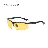 Kateluo 3009 แว่นตากันแดดเลนส์ Polarized มองเห็นที่มืดสําหรับผู้ชายเหมาะกับการขับขี่ df