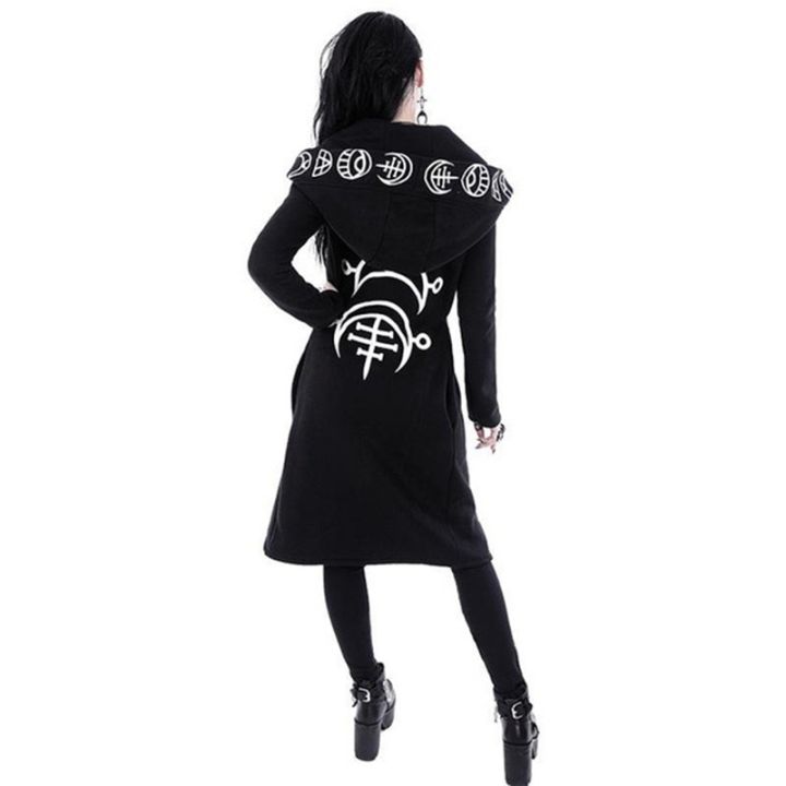 gothic-casual-cool-black-witch-coat-jacket-women-sweatshirts-loose-zip-up-cotton-hooded-plain-print-female-punk-hoodie-wholesale