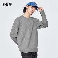 Semir เสื้อถักผู้ชายคลาสสิกพื้นฐานผู้ชายเสื้อกันหนาวเสื้อสวมหัว2022ฤดูใบไม้ร่วงใหม่ยืดบางด้านบน