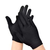 24PCS Cotton Gloves Stretchable for Inspection Mechanic Industrial Gardening Construction