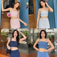 Polly Denim tank by sistersfabric สายเดี่ยวยีนส์