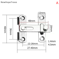 NewHopeTreee กลอนล็อกบานพับสแตนเลสสตีลสำหรับประตูบานเลื่อนอุปกรณ์ฮาร์ดแวร์ประตูหน้าต่างเพื่อความปลอดภัยที่บ้าน