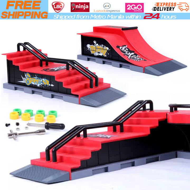 【Local Warehouse】Finger Skateboards Skate Ramp Parts Set Toy Finger