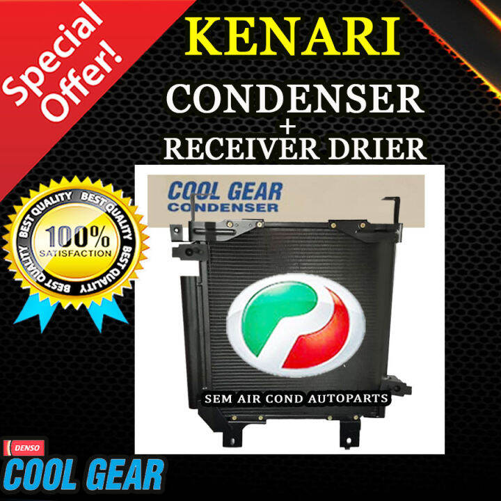 PERODUA KENARI COOL GEAR CONDENSER/ KONDENSER WITH RECEIVER DRIER (CAR