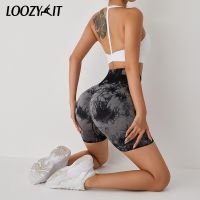 Scrunch Butt Sport Short Tie Dye Yoga Shorts For Women Fitness Gym Shorts Seamless Summer Pants High Waist Leggings Sportswear