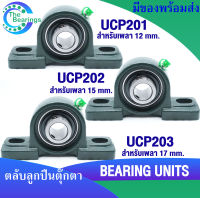 UCP201 UCP202 UCP203 ตลับ ลูกปืนตุ๊กตา UCP ( BEARING UNITS ) UC + P = UCP