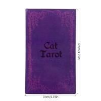 Cat Tarot Decks English Tarot Cards Oracles Deck Divination for Women Girls Table Board Game Fate Telling Party Favor 12x7CM candid