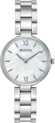 Bulova Womens Watch Steel/White