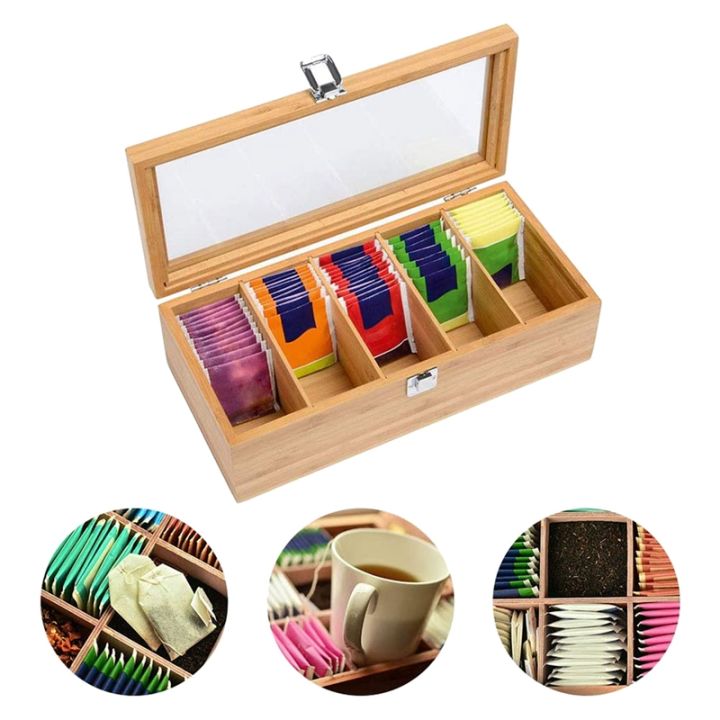 multifunctional-bamboo-system-tea-bag-jewelry-organizer-storage-box-5-compartments-tea-box-organizer-sugar-container