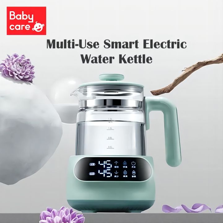 FANTASY T MALL BC Babycare 1.2L Formula Ready Baby Water Kettle with  Accurate Temperature Control Multi-Use Smart Electric Water Kettle Super  Practical Baby Electric Kettle with Night Mode and Temperature Memory Mode