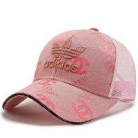 HOT 3D Original AdidasˉNEW หมวกตาข่ายผู้ชายและผู้หญิงฤดูร้อนหมวกเบสบอลระบายอากาศได้หมวกกันแดดกลางแจ้งหมวกปักหมวก